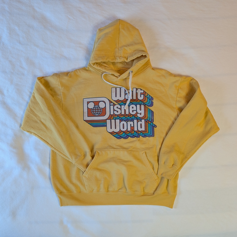Disney Retro Style Yellow Hoodie